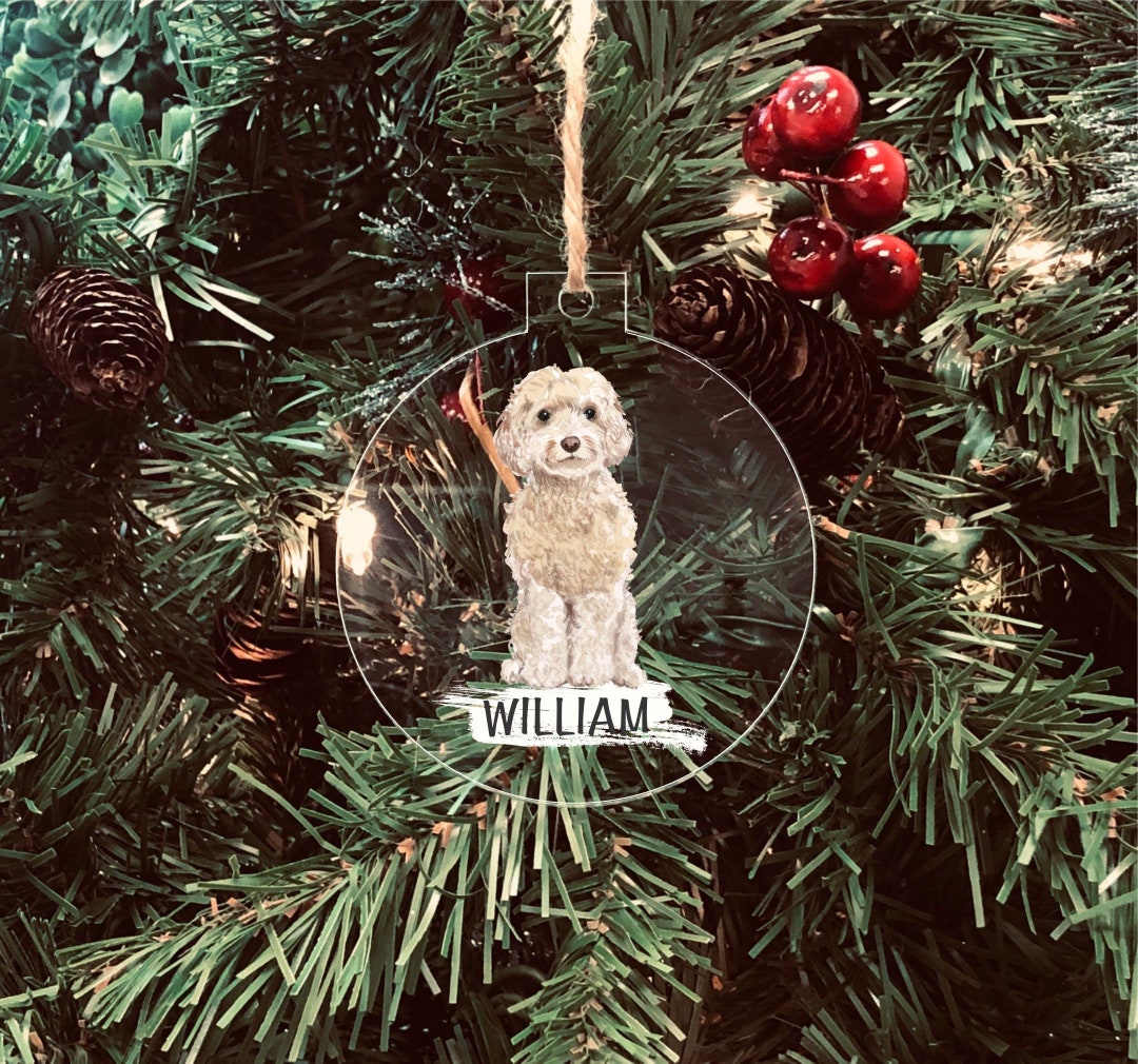 Cockapoo / Golden Doodle Christmas Ornament Christmas Tree - Etsy