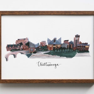 Skyline Chattanooga, Tennessee//Fine Art gicleeprint