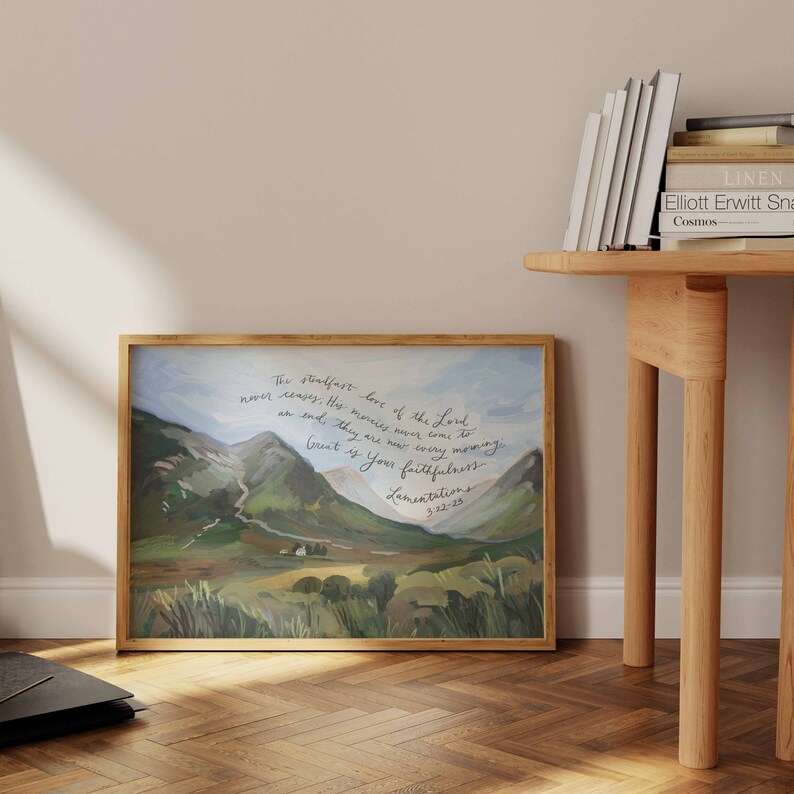Custom Bible Verse Print Personalized Scripture Wall Art - Etsy
