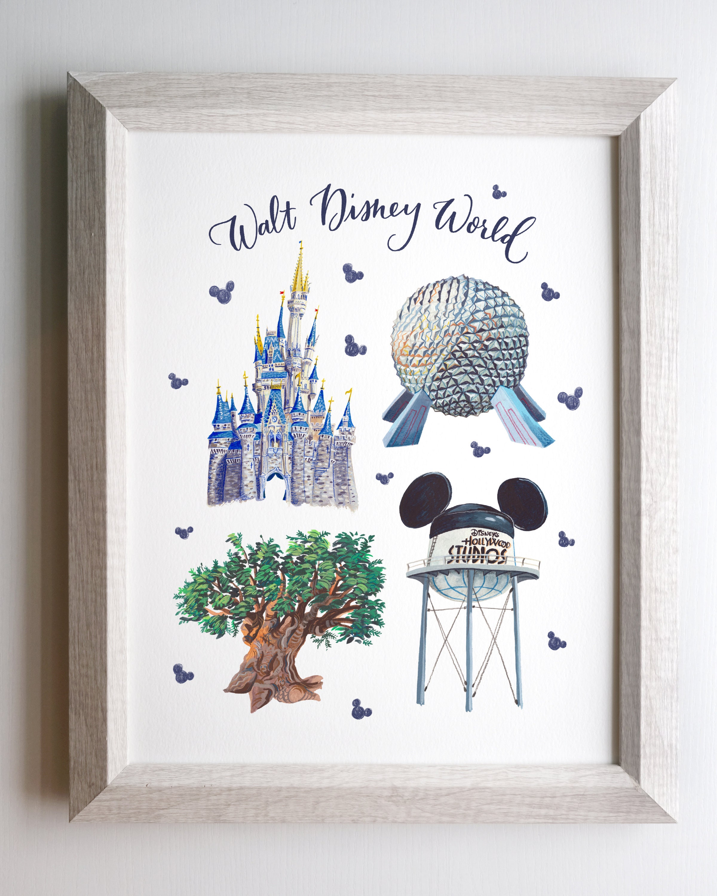 Walt Disney World Print // Fine Art Giclee Print // Magic Etsy