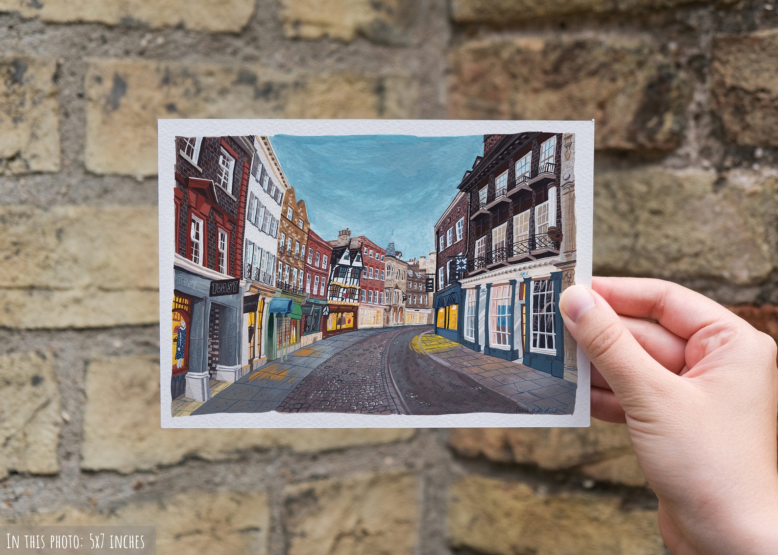 Cambridge England Wall Art / Trinity Street / Cambridge Etsy UK