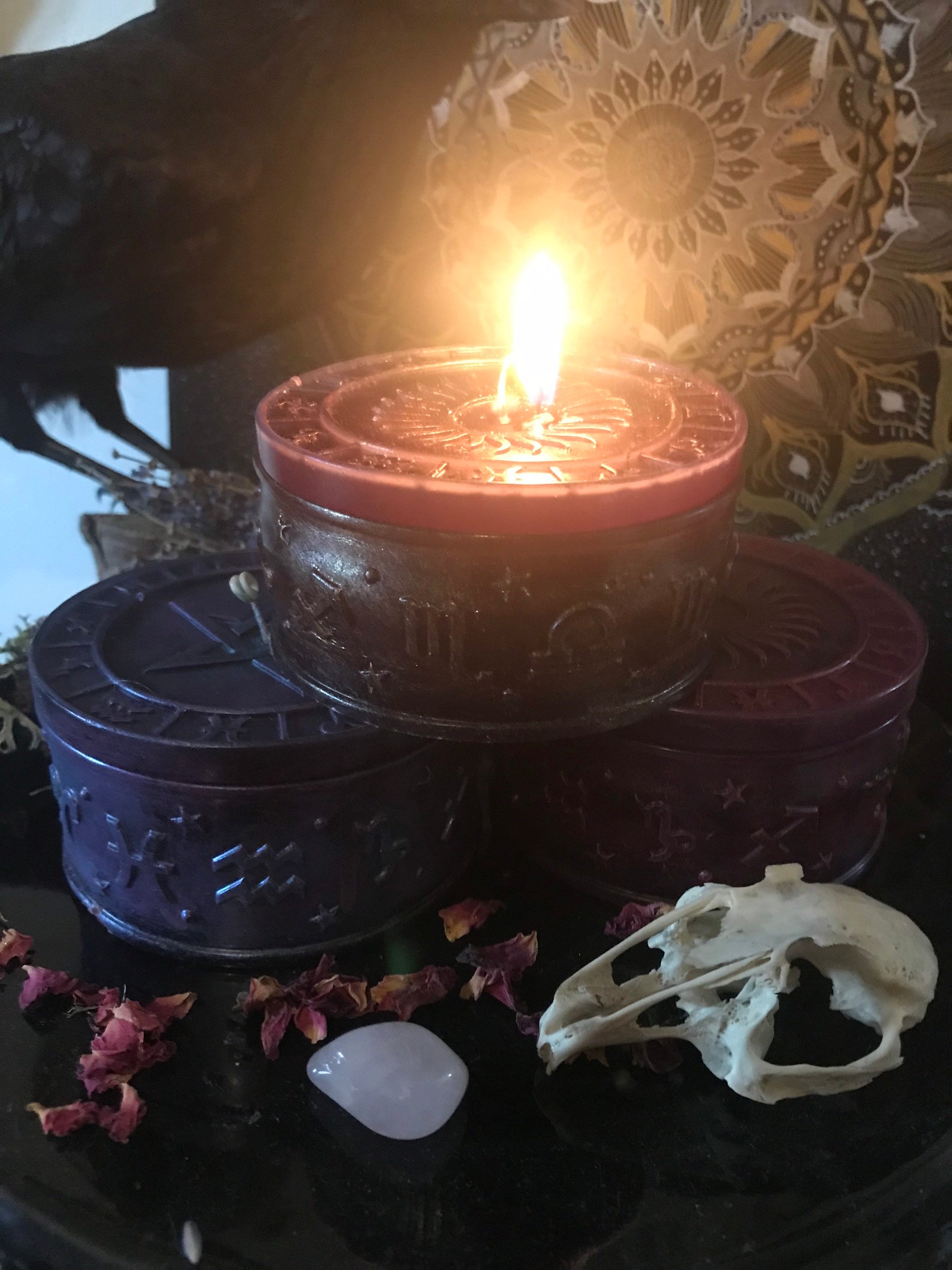 Zodiac candles Etsy