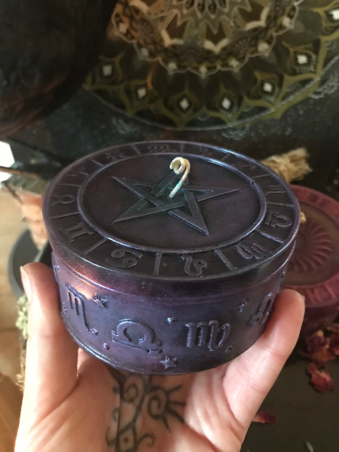 Zodiac candles Etsy