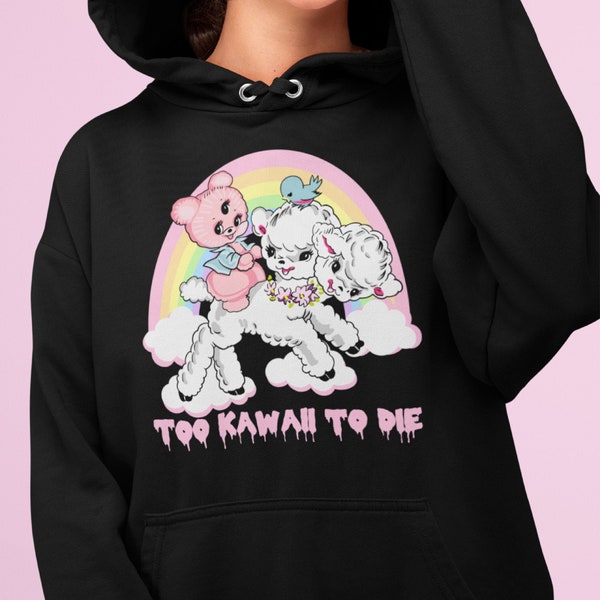 Pastel Goth Hoodie Etsy
