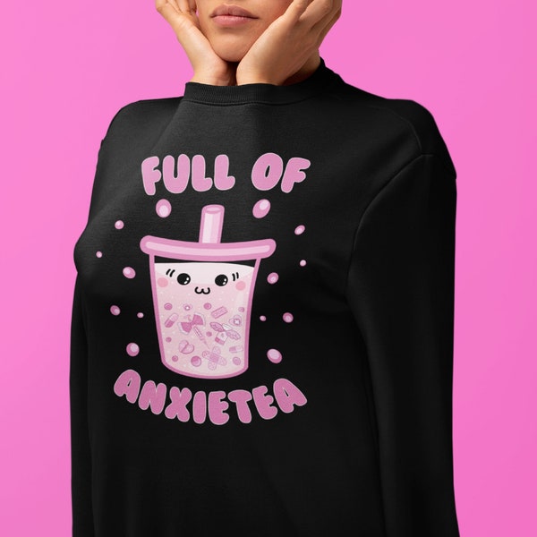 Sweat-shirt Unisexe Bubble Tea - Yume Yumi Kawaii, Pastel Goth Clothing, Kawaii clothing, Yume kawaii clothing, Kitsch Kawaii Clothing