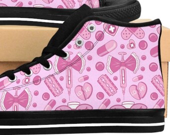 pastel goth converse