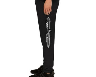 Horror Gothic Hearse Sweatpants, Gothic Jogger, Emo Pants, Black Sweatpants, Alternative Fashion, Alt Fashion