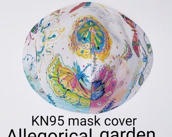 KN95 Mask Cover Allegorical Garden