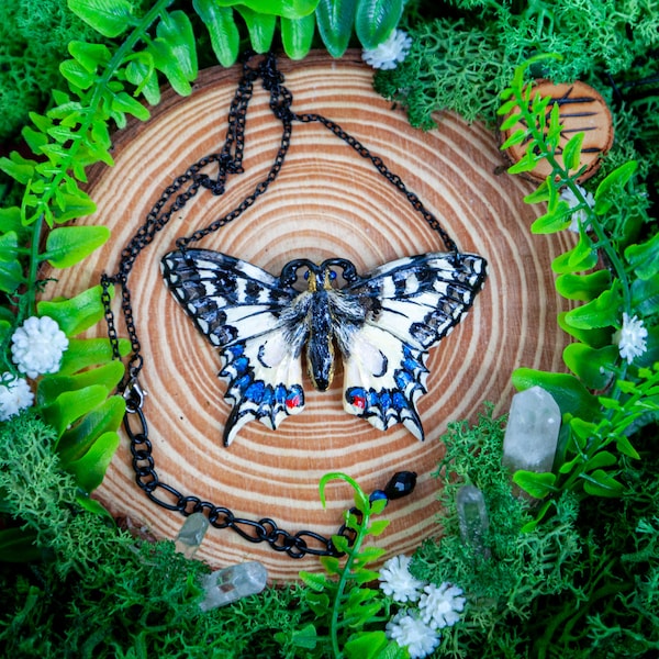 small swallowtail butterfly necklace - Butterfly Necklace