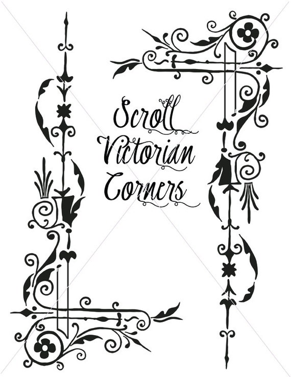 Download Vector Corbels Ornamental Corner Lines Fancy Borders SVG ...