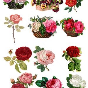 SVG Flowers Hippie Art Floral Graphics Printable Flower Clipart Digital Clipart Images