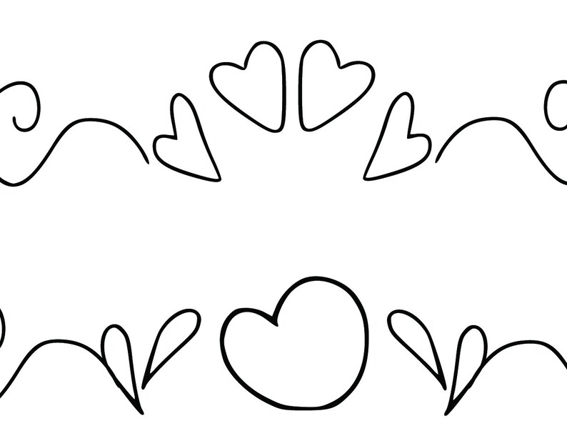 Download SVG Flourish Divider Lines Heart Page Separators ...