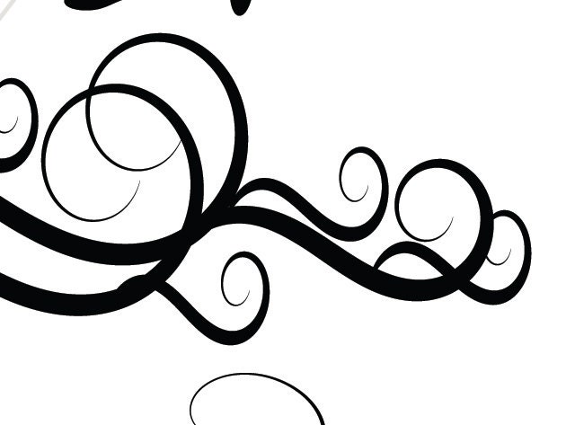 Flourish SVG Divider Lines Scalable Vector Graphics | Etsy