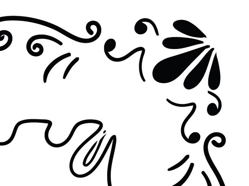 Download Vector Corbels Ornamental Lines Fancy Borders SVG Digital ...