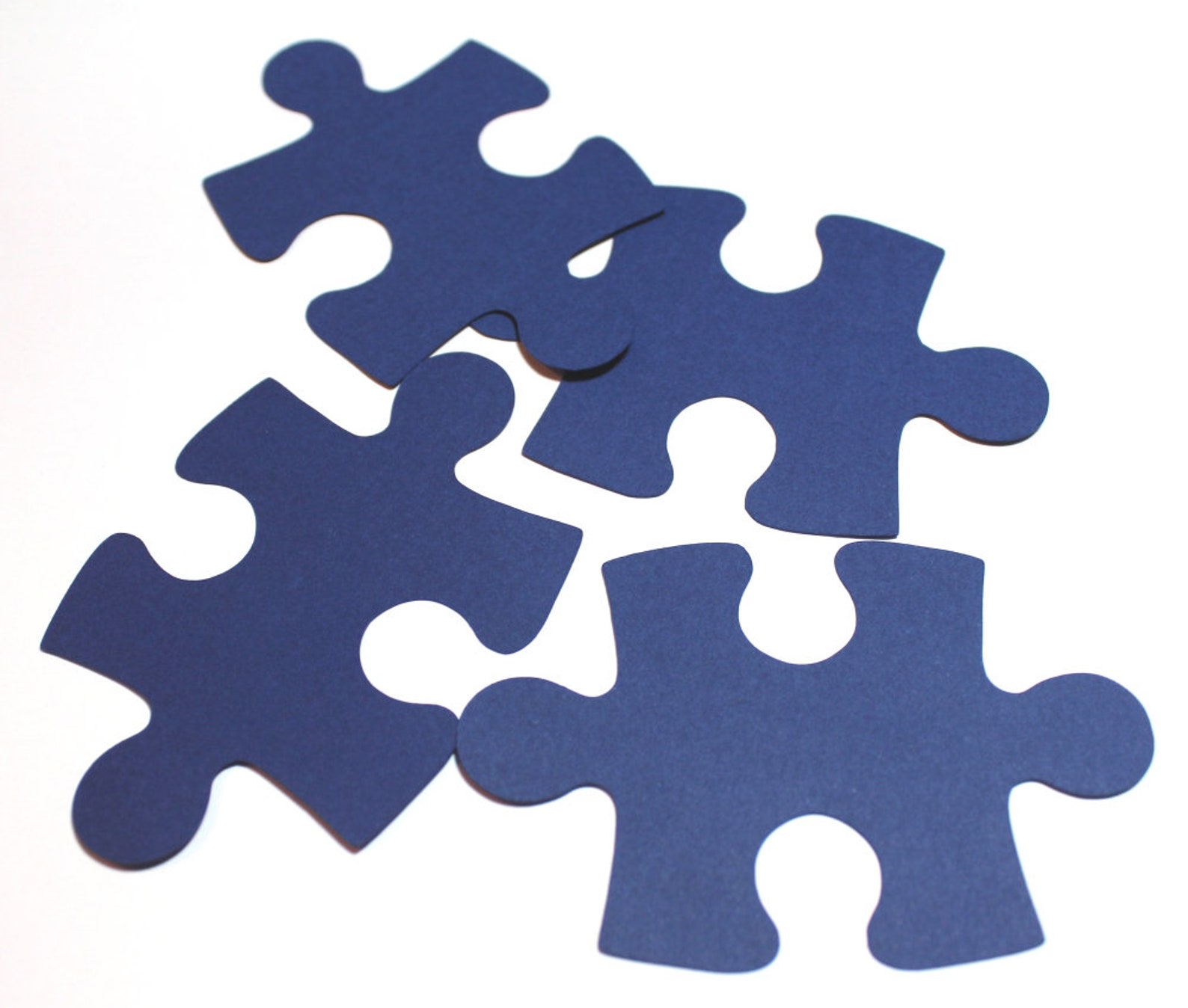 Puzzle Piece Die Cuts Set of 40 Etsy