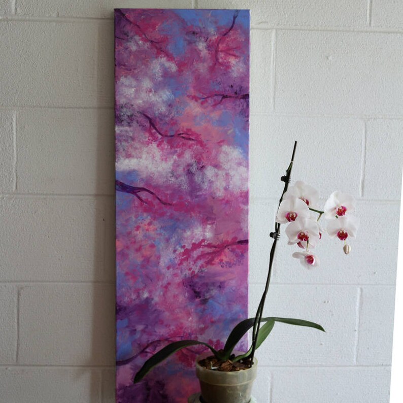 Acrylic Painting Clouds With Sponge