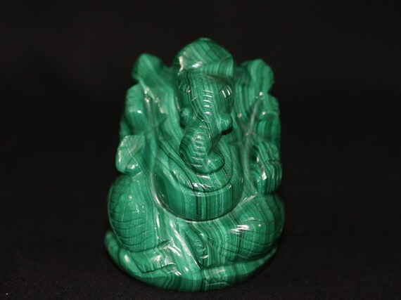 malachite sculpture