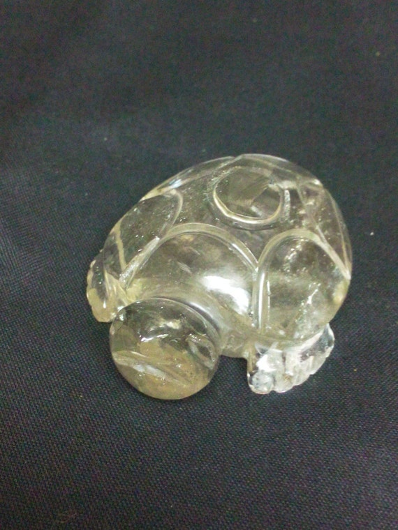 Tartaruga GRANDE in Quarzo Rosa Pietra dell/'Amore e Coppia Arredamento ANIMALI