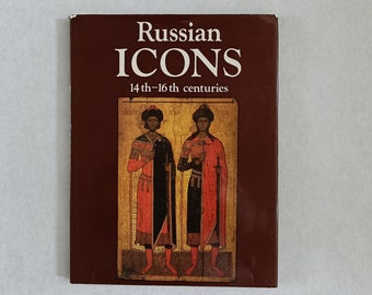 Book Russian Icons, 14th-16th Centuries: The History Museum, Moscow Hardcover English Edition  Kyzlasova  RARE!