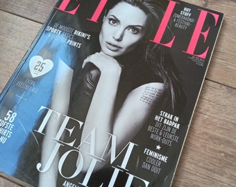 Elle Magazine anniversary issue 2014 , Dutch Elle Magazine anniversary issue  june 2014 , Ondermoedersparapluu, free shipping