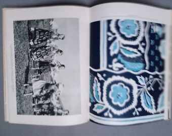 Libro Slovak Indigo Blueprint Folk Textiles, antiguo lino impreso hecho a mano, trajes étnicos cera batik blockprint, historia textil