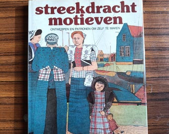 Book Streekdrachten Motieven,  dutch  Folk Embroidery ,  Dutch regional costume, Dutch embroidery book ,  cross stitch patterns from Holland