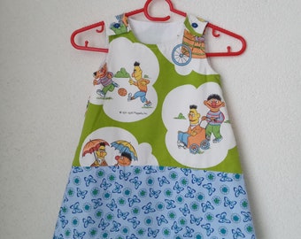 Robe sésame street pour petite fille,