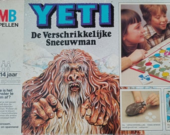 yeti the abominable snowman boardgame, Collectible 70s boardgame, Yeti Collectible Retro Game, Ondermoedersparapluu, Dutch Edition