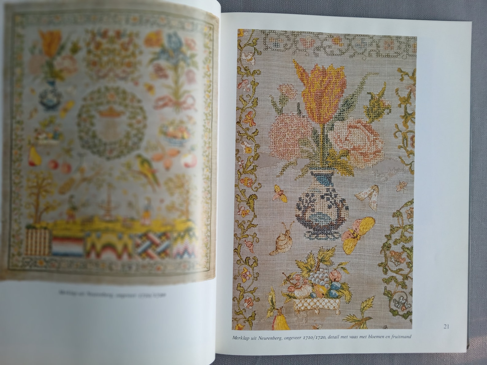 BOOK Embroidered Samplers of Different Countries - German Dutch ...