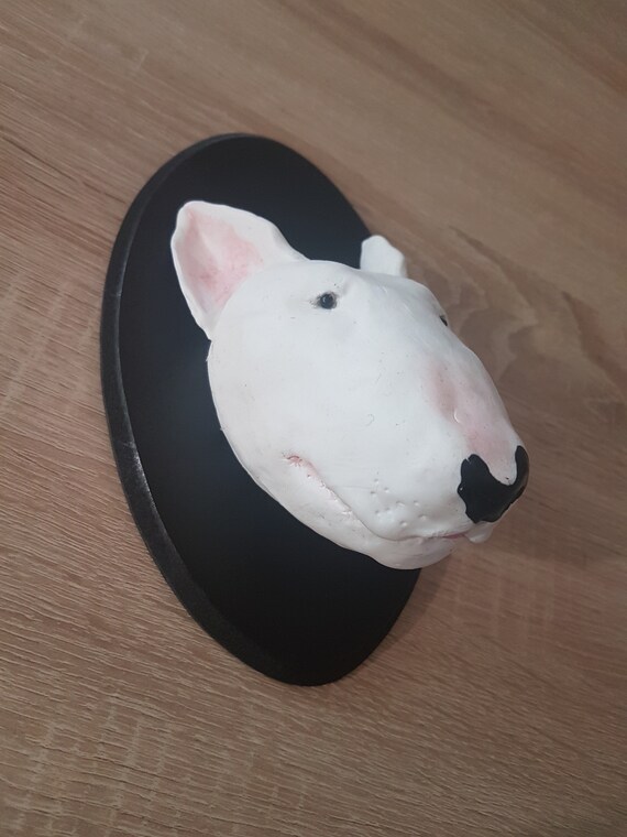 Lot de 2 Anglais Bull Terrier emporte-piècesChien Visage ANNIVERSAIRE BISCUIT TRAITE