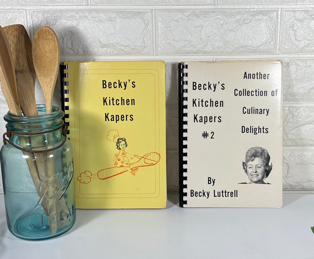 Becky's Kitchen Kapers Cookbook Spiral Comb Bound Etsy