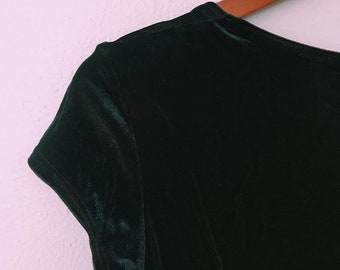 Vintage 90s shimmery velvet dress // velour party dress // All That Jazz Dress