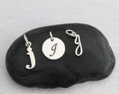 Initial Letter Charm Add On - Sterling Silver Initial Charm - Personalize It