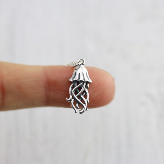 Sterling Silver Jellyfish Charm Sterling Silver Jellyfish Charm