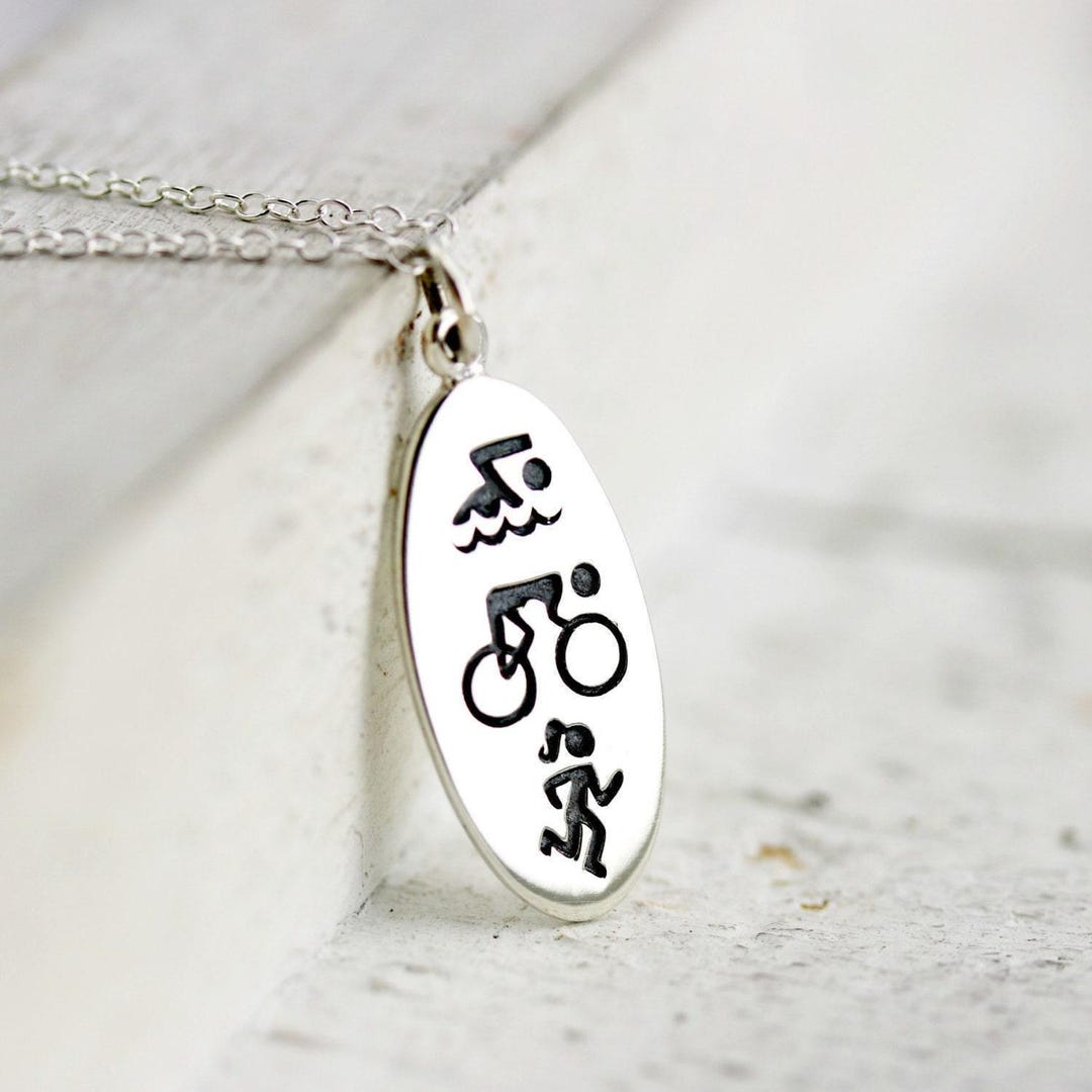 Triathlon Jewelry Ironman Triathlon Necklace Ironman Triathlon