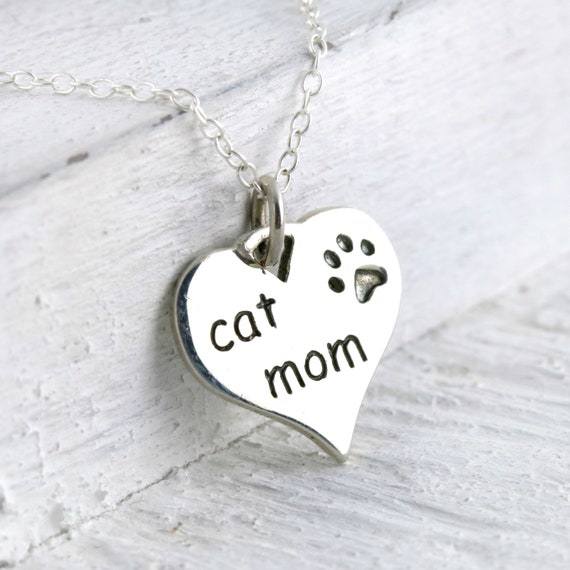Cat Pendant Cat Owner Gift Cat Silhouette Pendant Jayelay Jewelers Cat Mom Gift Womens Silver Pendant Sterling Silver Cat Necklace