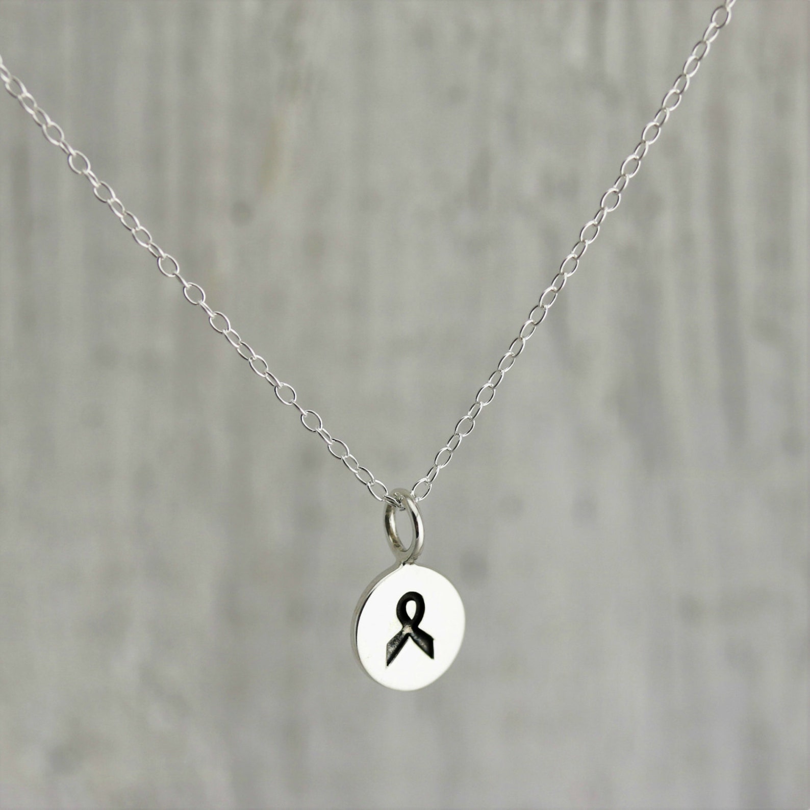 Sterling silver cancer necklace Clearance