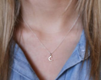 YAFEINI Collana Sirena In Argento Sterling 925 Con Luna E Fiore - Gioiello Per Ragazze E Donne