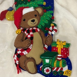 Teddy Bear Bucilla Stocking