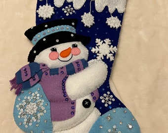 Let It Snow Bucilla Stocking