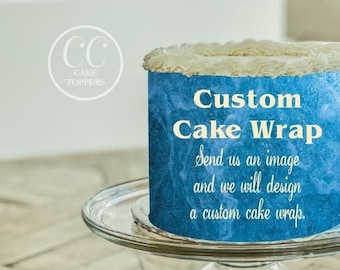 Custom Cake Wrap Edible Image Frosting Strip