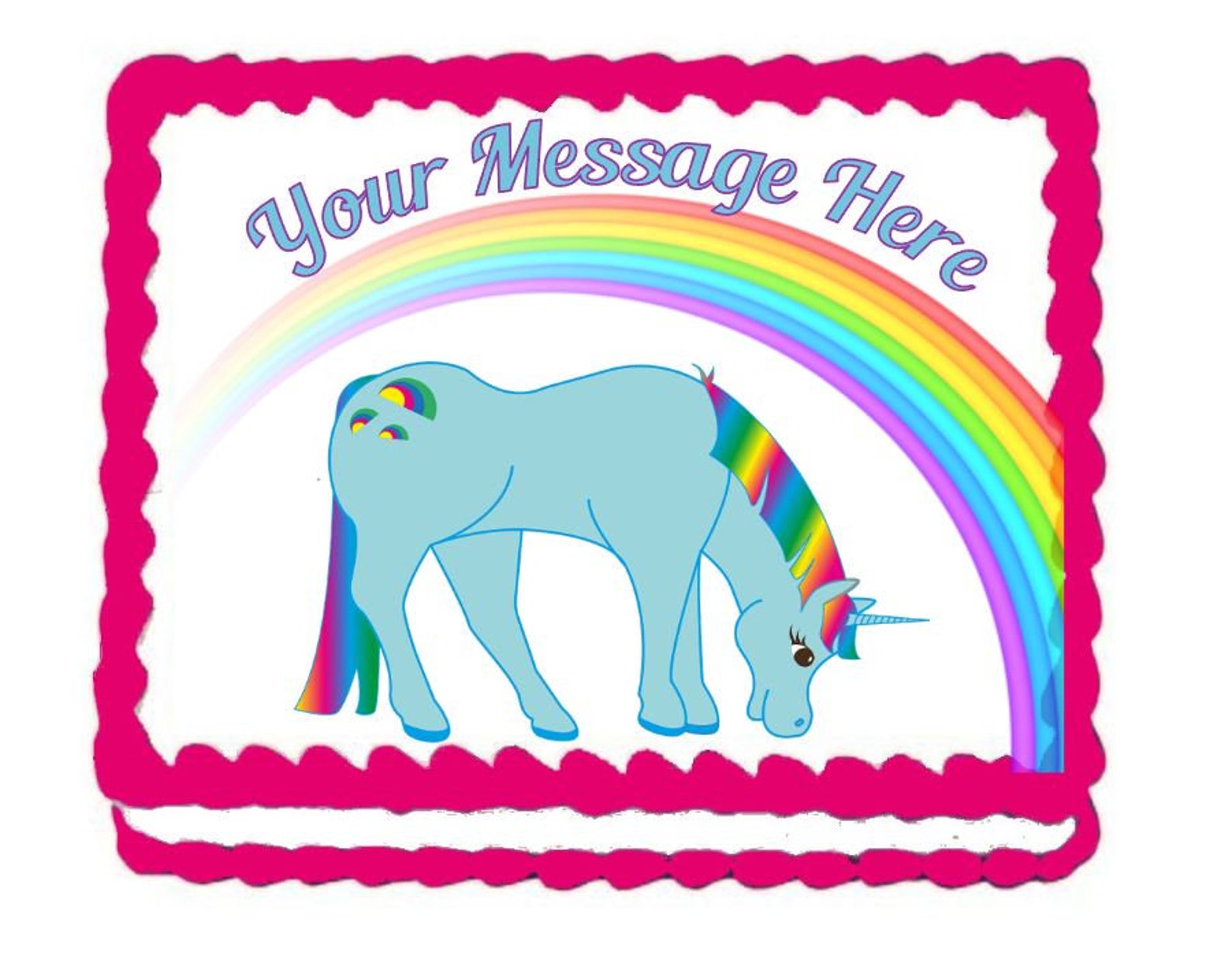 unicorn edible image cake toppers page two cakes cupcakes candy