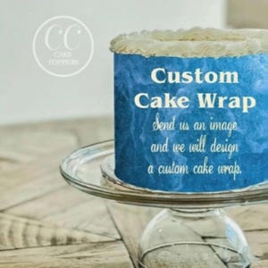 Custom Cake Wrap Edible Image Frosting Strip