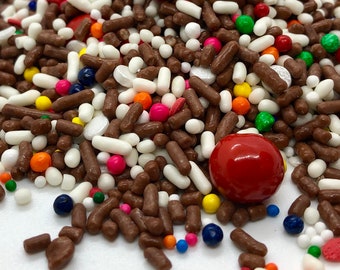 Cherry on Top Chocolate and Vanilla Swirl Sprinkles