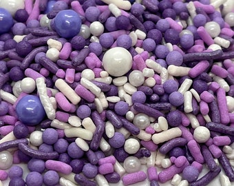 Purple and White Sprinkles