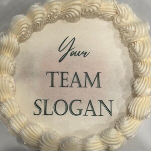 Burn-Away Cake Custom Edible Image Cake Topper Set