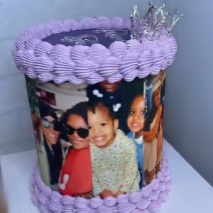 Cake Wrap Photo Collage Edible Image Strip image 4