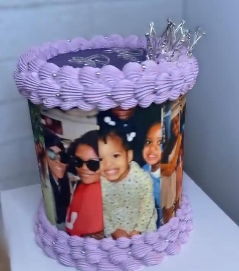 Cake Wrap Photo Collage Edible Image Strip image 4