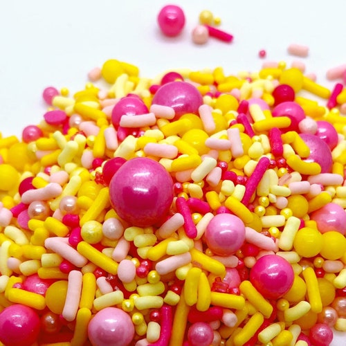 Sprinkles Girl Boss Sprinkle Mix Teal Pink and Purple Etsy