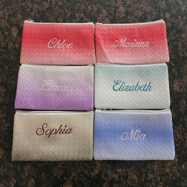 make up bag personlized, name makeup bag, monogram bag custom cosmetic bag, gift for her, gift for teen, travel bag, accessories organizer,